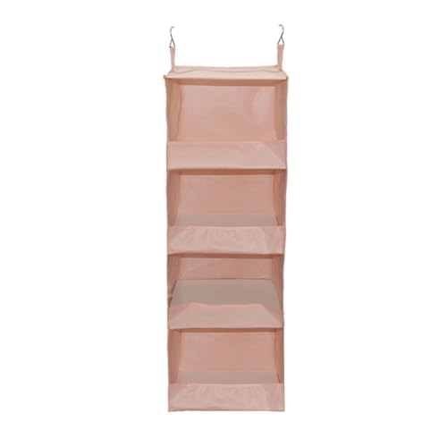 MXMZSRTH Hängeregal-Schrankaufbewahrung 4-stufiger Hänge-Organizer, Schrank-Hängeregale, Schrank-Hänge-Aufbewahrungsorganisatoren, zusammenklappbare Hängeschrank-Regale for Schrank und Wohnmobil von MXMZSRTH