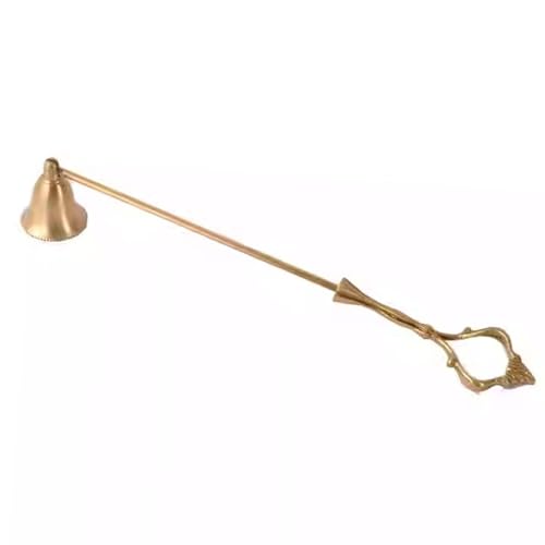 MXMZSRTH Kerzenlöscher Messing Kerzenlöscher Dekorativer Vintage Antiker Kerzenlöscher Glockenwerkzeug von MXMZSRTH