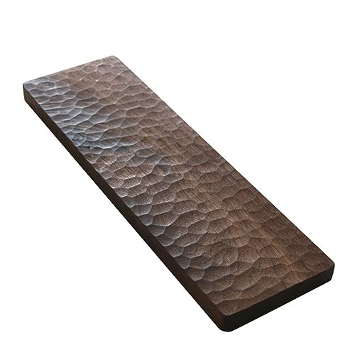 MXMZSRTH Tabletts Aus Holz Holztablett, Untersetzer, Teetablett, Essenstablett, Snacks, Desserttablett, kreatives Trockengebräu-Teetablett(12x40x2cm) von MXMZSRTH