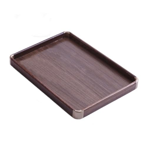 MXMZSRTH Tabletts Aus Holz Massivholz Rechteckiges Teetablett Home Dry Brew Tablett Teezeremonie Kung Fu Teeset Ablagetablett(40x30cm) von MXMZSRTH