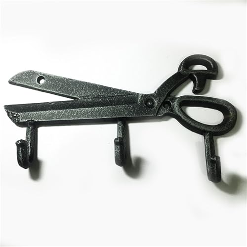 MXMZSRTH Wandhaken Gusseisen DREI Haken Wand-montiert Garten Haken Vintage Land Dekoration von MXMZSRTH