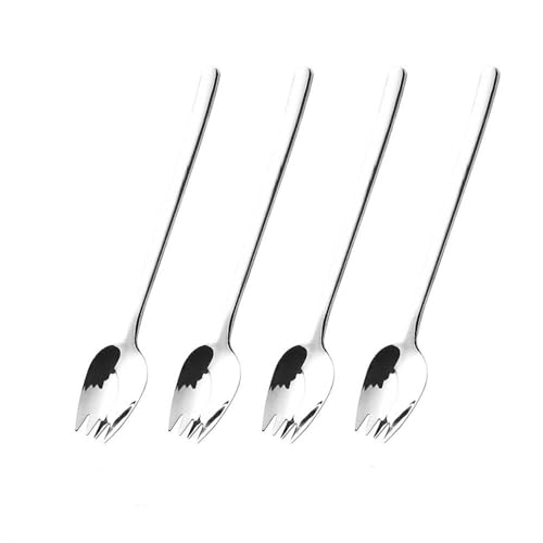 Salatlöffel- und Gabel-Set Gabeln und Löffel for den Heimgebrauch, Salatlöffel, Kuchen, Obstgabel, Western-Essgabel, Besteck(20x3.5cm) von MXMZSRTH