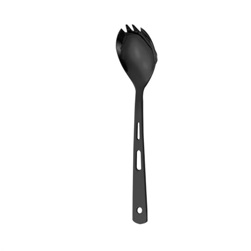 Salatlöffel- und Gabel-Set Mehrzweck-Salatgabel, Löffel, Obstsalatlöffel aus Edelstahl, 10 Stück(Colour 1) von MXMZSRTH