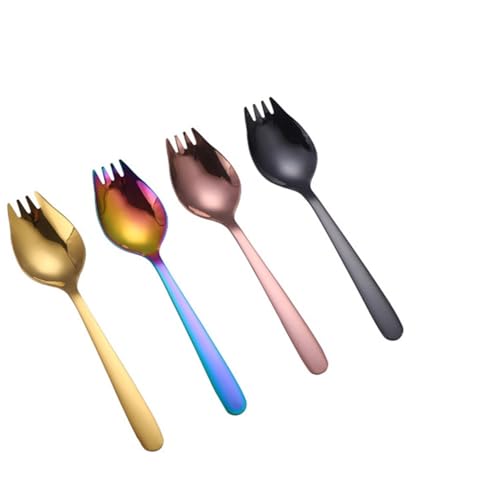 Salatlöffel- und Gabel-Set Western Food Mehrzweck-Gabellöffel, Dessertlöffel, Gurkengabel, Löffel von MXMZSRTH
