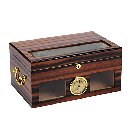 Zigarrenetui Zigarrenetui Humidor Box Zigarren Aufbewahrungsbox Tragbarer Zigarrenschrank Zigarren Desktop Humidor von MXMZSRTH