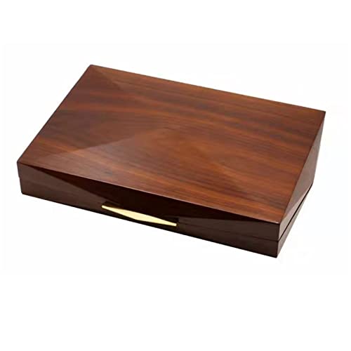 Zigarrenetui Zigarrenetui Zigarren-Aufbewahrungsbox Tragbare Zigarrenbox Kartensteckplatz for bis zu 10 Zigarren Geschenkbox(Brown 1) von MXMZSRTH