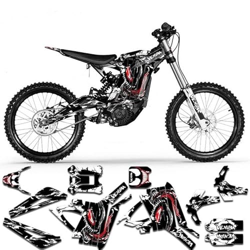 MXP Graphics Custom Decal Kit for Sur-Ron Light Bee X Light Bee S Offroad Motorcycle Dirt Bike (Yellow, Light Bee X (KKE With Shock Absortion)) von MXP