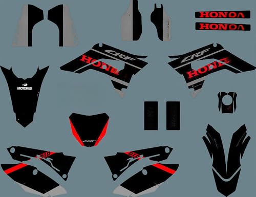 MXP Graphics Kit Custom Motorcycle Decals Stickers for 2017-2020 Honda crf450r crf 450 450r crf450 and 2018-2021 crf250r crf 250 250r crf250 von MXP