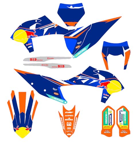 MxP 3M Motorrad Grafikkit Aufkleber für KTM 125 150 250 300 350 450 500 525 SX SXF 2019 2020 2021 und EXC XCW 2020 2021 2022 2023 Aufkleber von MXP