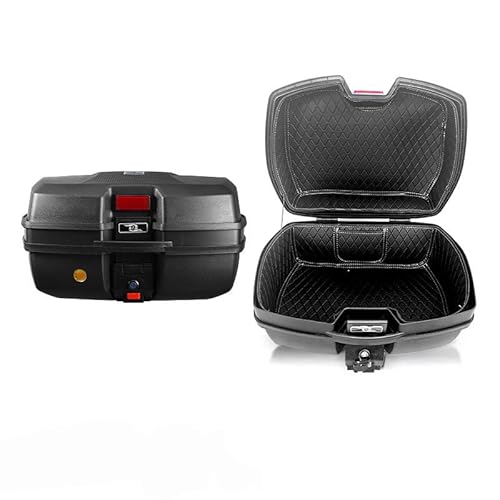 MXQCLSA Topcase Motorradkoffer, für Triumph Tiger 1200 GT GT Pro Rally Pro wasserdichte & abnehmbare Motorrad-Topbox Helmkoffer abschließbar mit reflektierendem Panel von MXQCLSA