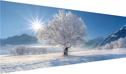 Baum Diamond Painting Groß XXL 100x40cm, Basteln Erwachsene Diamond Painting Set, 5D DIY Winter Diamant Painting Bilder Erwachsene, Diamond Painting Set mit Zubehör für Zimmer Wand Deko und Geschenke Baum Diamond Painting Groß XXL 100x40cm, Basteln Erwachsene Diamond Painting Set, 5D DIY Winter Diamant Painting Bilder Erwachsene, Diamond Painting Set mit Zubehör für Zimmer Wand Deko und Geschenke von MXRUOO