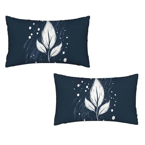 Kissenbezug 25x50 Einfachheit 2er Set Samt Kissenbezug Blätter Sofakissen Weiche Kissenhülle Quadratische Dekokissen Zierkissenbezug mit Unsichtbarem ReißVerschluss für Wohnzimmer Schlafzimmer J-92 Kissenbezug 25x50 Einfachheit 2er Set Samt Kissenbezug Blätter Sofakissen Weiche Kissenhülle Quadratische Dekokissen Zierkissenbezug mit Unsichtbarem ReißVerschluss für Wohnzimmer Schlafzimmer J-92 von MXRUOO