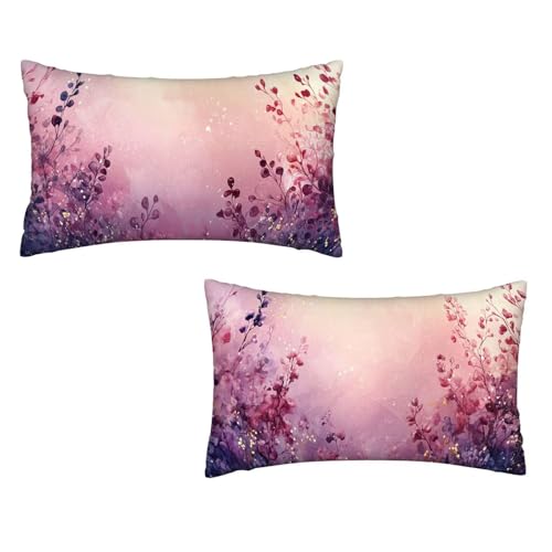 Kissenbezug 30x60 Lila 2er Set Samt Kissenbezug Anlage Sofakissen Weiche Kissenhülle Quadratische Dekokissen Zierkissenbezug mit Unsichtbarem ReißVerschluss für Sofa Couch Wohnzimmer Schlafzimmer J-12 Kissenbezug 30x60 Lila 2er Set Samt Kissenbezug Anlage Sofakissen Weiche Kissenhülle Quadratische Dekokissen Zierkissenbezug mit Unsichtbarem ReißVerschluss für Sofa Couch Wohnzimmer Schlafzimmer J-12 von MXRUOO