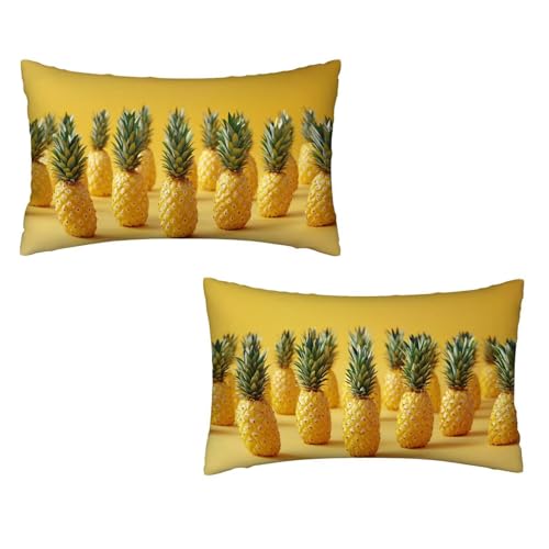 Kissenbezug 40x70 Gelb 2er Set Samt Kissenbezug Obst Sofakissen Weiche Kissenhülle Quadratische Dekokissen Zierkissenbezug mit Unsichtbarem ReißVerschluss für Sofa Couch Wohnzimmer Schlafzimmer E-83 Kissenbezug 40x70 Gelb 2er Set Samt Kissenbezug Obst Sofakissen Weiche Kissenhülle Quadratische Dekokissen Zierkissenbezug mit Unsichtbarem ReißVerschluss für Sofa Couch Wohnzimmer Schlafzimmer E-83 von MXRUOO