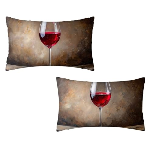 Kissenbezug 40x70 Retro 2er Set Samt Kissenbezug Weinglas Sofakissen Weiche Kissenhülle Quadratische Dekokissen Zierkissenbezug mit Unsichtbarem ReißVerschluss für Sofa Wohnzimmer Schlafzimmer J-58 Kissenbezug 40x70 Retro 2er Set Samt Kissenbezug Weinglas Sofakissen Weiche Kissenhülle Quadratische Dekokissen Zierkissenbezug mit Unsichtbarem ReißVerschluss für Sofa Wohnzimmer Schlafzimmer J-58 von MXRUOO