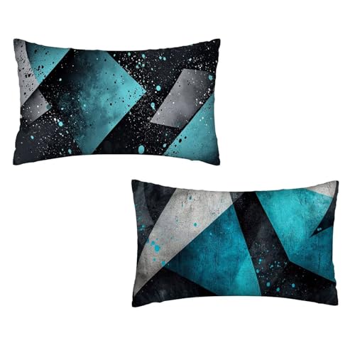 Kissenbezug 40x80 Schwarz 2er Set Samt Kissenbezug Fantasie Sofakissen Weiche Kissenhülle Quadratische Dekokissen Zierkissenbezug mit Unsichtbarem ReißVerschluss für Sofa Wohnzimmer Schlafzimmer I-15 Kissenbezug 40x80 Schwarz 2er Set Samt Kissenbezug Fantasie Sofakissen Weiche Kissenhülle Quadratische Dekokissen Zierkissenbezug mit Unsichtbarem ReißVerschluss für Sofa Wohnzimmer Schlafzimmer I-15 von MXRUOO