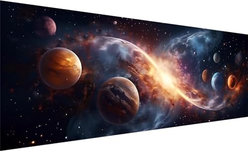 MXRUOO Diamond Painting Erwachsene - DIY Diamantmalerei-Set - Planet - Universum - 90x30cm - Modern - Nicht zusammenklappbar MXRUOO Diamond Painting Erwachsene - DIY Diamantmalerei-Set - Planet - Universum - 90x30cm - Modern - Nicht zusammenklappbar von MXRUOO