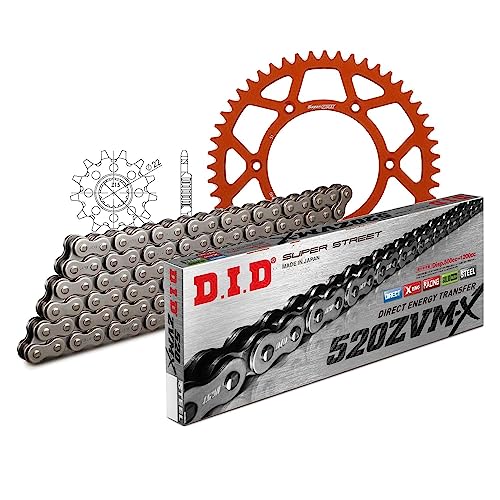 Kettensatz DID Alu 520ZVM-X / 118 Nietschloss orange für KTM SX-F, Husqvarna FC 250 ccm Bj. 2018-2020 Kettensatz DID Alu 520ZVM-X / 118 Nietschloss orange für KTM SX-F, Husqvarna FC 250 ccm Bj. 2018-2020 von MXT