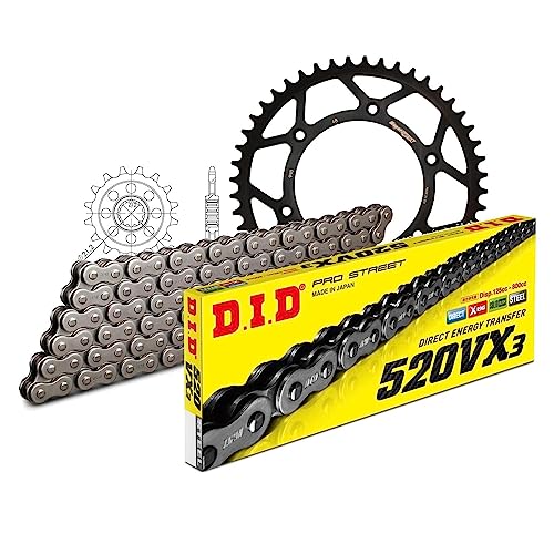 Kettensatz DID Stahl 520VX3 / 120 Clipschloss für Husaberg FE 501 ccm Bj. 2003-2004 Kettensatz DID Stahl 520VX3 / 120 Clipschloss für Husaberg FE 501 ccm Bj. 2003-2004 von MXT