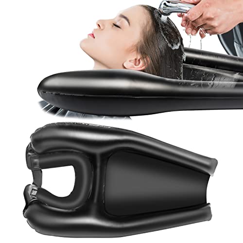 Aufblasbare Haarwaschbecken für Bettlägerige Mobiles Waschbecken Haare Waschen für Bettlägerige Behinderte Ältere Menschen Schwangerschaft Postoperative Patientin, Schwarz Aufblasbare Haarwaschbecken für Bettlägerige Mobiles Waschbecken Haare Waschen für Bettlägerige Behinderte Ältere Menschen Schwangerschaft Postoperative Patientin, Schwarz von MXTIMWAN