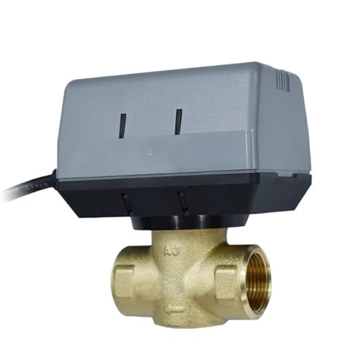 1/2 ''3/4'' 1 '' messing Motorisierte Globe Ventil AC220V 2 Weg Elektrische abschaltung Ventil Mit VC6013 Fan Coil(1 Inch) von MXXDMOPD
