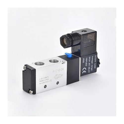 1 stücke Pneumatische Elektrische Magnetventil 5 Weg 2 Position Air Magnetventil 4V210-08 4V310-10 12V 24V 220V pneumatische Magnetventil(Dc24) von MXXDMOPD