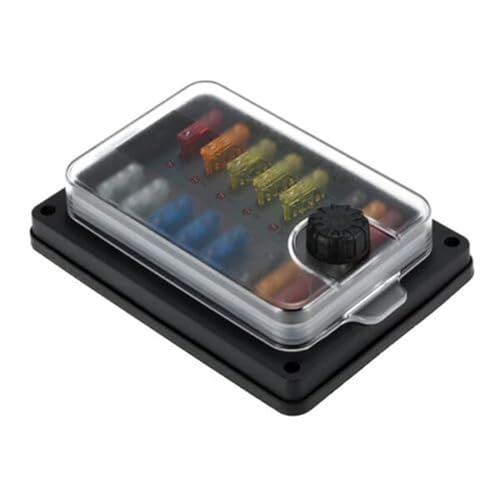 10 Way Car Blade Fuse Box Block Holder 12V-32V Car Boat Marine Fuse Box Holder With LED Indicator Light 5A 10A 15A 20A 10 Way Car Blade Fuse Box Block Holder 12V-32V Car Boat Marine Fuse Box Holder With LED Indicator Light 5A 10A 15A 20A von MXXDMOPD