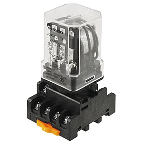 10 stücke JQX-10F-3Z DC 12 V Spulenspannung 3PDT Leistungsrelais 10A mit Sockel von MXXDMOPD