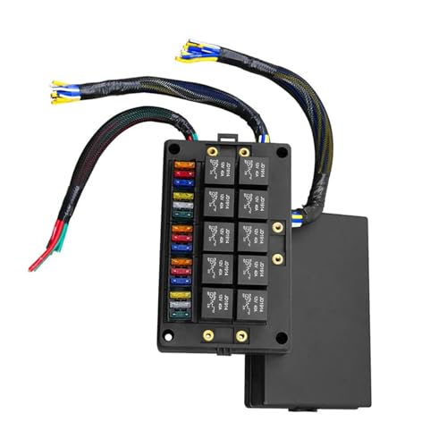 12V Fuse Relay Box Dust-Proof Relay Block Kit with Pre-Wires 5Pin 40A ATC/ATO 15 Fuses Universal Car Truck Fuse Box 12V Fuse Relay Box Dust-Proof Relay Block Kit with Pre-Wires 5Pin 40A ATC/ATO 15 Fuses Universal Car Truck Fuse Box von MXXDMOPD