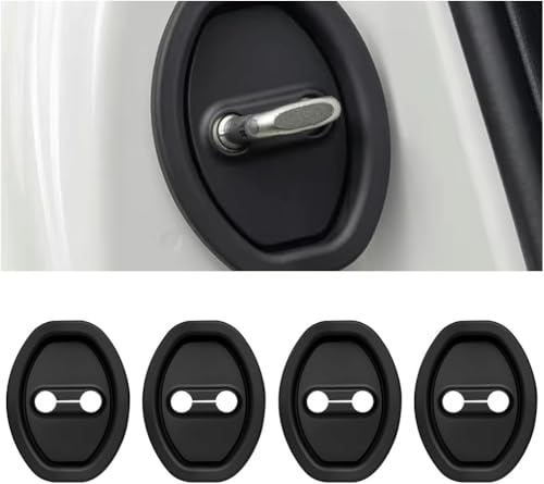 MXYUANHANG 4 Stücke Autotürschlossabdeckung für Ford Transit Mk4 Mk5 Mk6 Mk7 (1991-2014), Auto Türschloss Abdeckung Autotürschloss-Abdeckung von MXYUANHANG