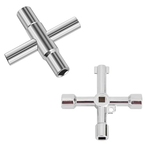 MXYZQDE 2 Stück Vierkantschlüssel, 4 Kant Schlüssel, Vierkantschlüssel Wasserhahn Set 6/7/8/9mm Multifunktionaler Vierkantschlüssel-Satz Verwendet Für Schaltschränke,Wasserhähne,Wasserzählerkästen MXYZQDE 2 Stück Vierkantschlüssel, 4 Kant Schlüssel, Vierkantschlüssel Wasserhahn Set 6/7/8/9mm Multifunktionaler Vierkantschlüssel-Satz Verwendet Für Schaltschränke,Wasserhähne,Wasserzählerkästen von MXYZQDE