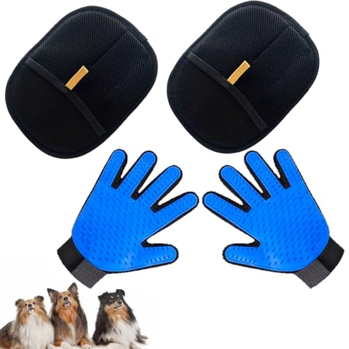MXYZQDE 4 Stück Set Haustier Enthaarung Handschuhe, Pelz Pflege Handschuhe Katze und Hund Pelz Handschuhe Katze und Wasch Handschuhe Hund, ideal für Pflege und Massage, 11,99 x 6,2 cm MXYZQDE 4 Stück Set Haustier Enthaarung Handschuhe, Pelz Pflege Handschuhe Katze und Hund Pelz Handschuhe Katze und Wasch Handschuhe Hund, ideal für Pflege und Massage, 11,99 x 6,2 cm von MXYZQDE