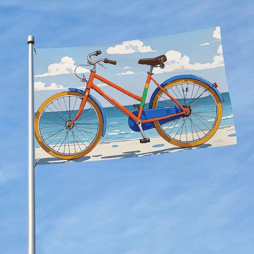Flagge, 150 cm x 90 cm, doppelseitige Outdoor-Flagge, robustes Banner mit 2 Ösen, Dekoration, Hofflaggen, bunte Fahrradflagge, Polyester, Willkommensflaggen für Urlaub, Hof, alle Jahreszeiten Flagge, 150 cm x 90 cm, doppelseitige Outdoor-Flagge, robustes Banner mit 2 Ösen, Dekoration, Hofflaggen, bunte Fahrradflagge, Polyester, Willkommensflaggen für Urlaub, Hof, alle Jahreszeiten von MXZERFKGLA