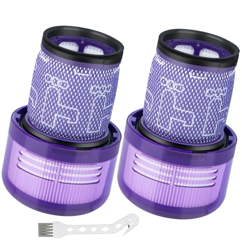 MXZONE HEPA Filter für Dyson V12 Detect Slim Absolute Extra Waschbar Ersatzteile V12 Filter Ersatz Zubehör für Dyson Slim Staubsauger Ersetzen Sie 971517-01 von MXZONE