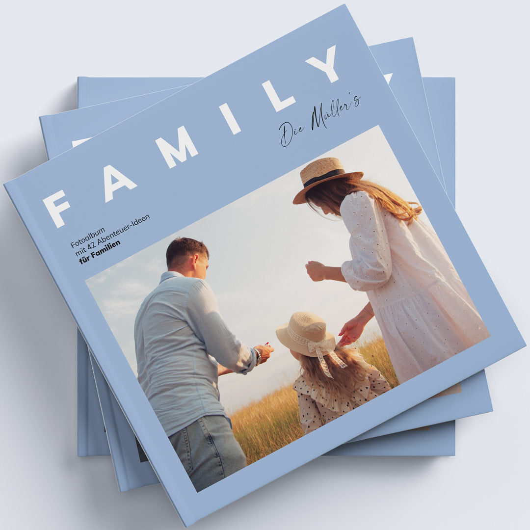 Challenge-Buch für Familien von MY FAM POSTER | Personalisierte Poster