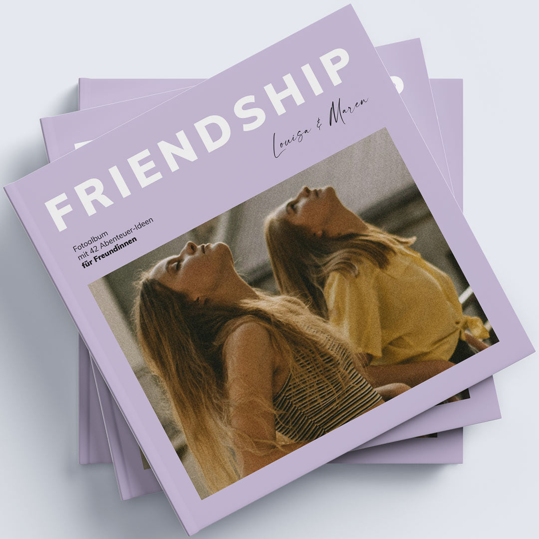 Challenge-Buch für Freundinnen von MY FAM POSTER | Personalisierte Poster