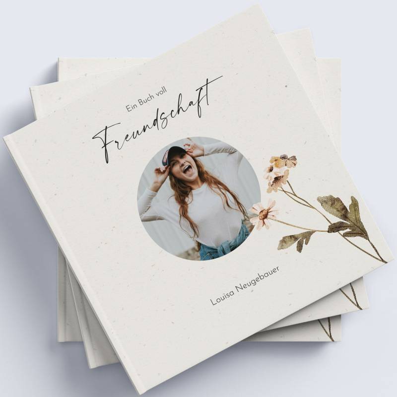Freundebuch Erwachsene 'Ein Buch voll Freundschaft' Freundebuch Erwachsene 'Ein Buch voll Freundschaft' von MY FAM POSTER | Personalisierte Poster