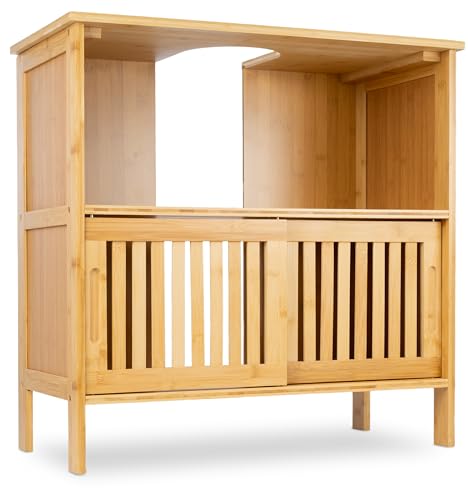 MY FAT GORILLA Bambus Waschbeckenunterschrank - Badezimmermöbel - 60 x 30 x 60 cm - Badezimmer Unterschrank - Unterschrank Waschbecken - Waschtischunterschrank - Badezimmerschrank MY FAT GORILLA Bambus Waschbeckenunterschrank - Badezimmermöbel - 60 x 30 x 60 cm - Badezimmer Unterschrank - Unterschrank Waschbecken - Waschtischunterschrank - Badezimmerschrank von MY FAT GORILLA