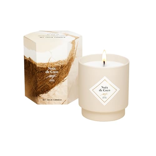 MY JOLIE CANDLE - Duftkerze Kokosnuss – Geschenk für Damen, Mama, Teenager – 100 % natürliches Wachs – französischer Duft – Baumwolldocht – Brenndauer 45 Stunden MY JOLIE CANDLE - Duftkerze Kokosnuss – Geschenk für Damen, Mama, Teenager – 100 % natürliches Wachs – französischer Duft – Baumwolldocht – Brenndauer 45 Stunden von MY JOLIE CANDLE