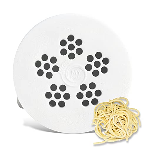 MY PASTA – Bigoli 4mm – Nudelmaschinen-Scheibenmatrizen | Advance Pasta-Scheibenmatrize für hausgemachte Pastamaschine, kompatibel mit Philips Pastamaschine Serie 7000 | Philips | Pastamaschine von MY Pasta