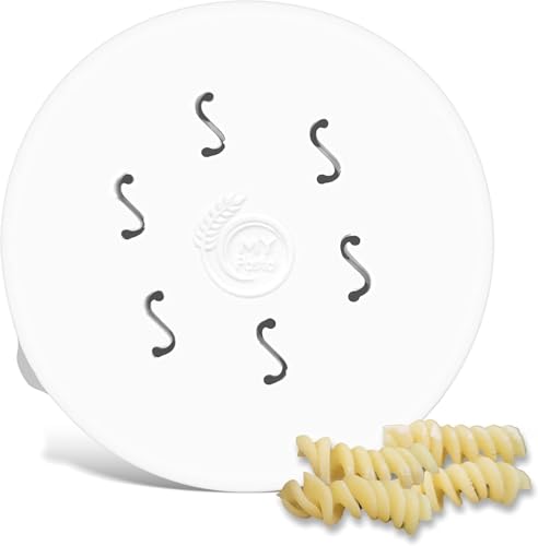 MY PASTA – Fusilli Rotini – Nudelmaschinen-Scheibenmatrizen | Advance Pasta-Scheibenmatrize für hausgemachte Pastamaschine, kompatibel mit Philips Pastamaschine Serie 7000 | Philips | Pastamaschine MY PASTA – Fusilli Rotini – Nudelmaschinen-Scheibenmatrizen | Advance Pasta-Scheibenmatrize für hausgemachte Pastamaschine, kompatibel mit Philips Pastamaschine Serie 7000 | Philips | Pastamaschine von MY Pasta