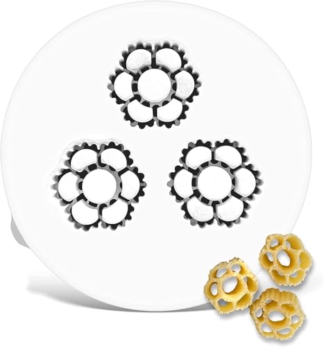 MY Pasta – Blumen – Nudelmaschinen-Scheibenmatrizen | Advance Pasta-Scheibenmatrize für hausgemachte Pastamaschine, kompatibel mit Philips Pastamaschine Serie 7000 | Philips | Pastamaschine von MY Pasta