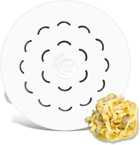 MY PASTA – gewalzte Bandnundeln – Nudelmaschinen-Scheibenmatrizen | Advance Pasta-Scheibenmatrize für hausgemachte Pastamaschine, kompatibel mit Philips Pastamaschine Serie 7000 Philips Pastamaschine von MY Pasta