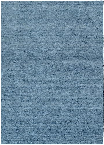 MY-RUG Handloom Wollteppich Devi 150 x 80 cm - Frischer Hauch von Blau für das Wohnzimmer. Handgewebt, hochwertige Schurwolle. MY-RUG Handloom Wollteppich Devi 150 x 80 cm - Frischer Hauch von Blau für das Wohnzimmer. Handgewebt, hochwertige Schurwolle. von MY-RUG