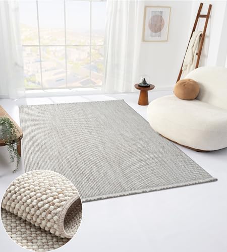 MY-RUG Sisalteppich rechteckig Beige, 290 x 200 cm - Zeitlose Eleganz in großem Format im Schlafzimmer, Wohnzimmer oder Esszimmer - Großer flach gewebter Sisal Teppich Divya von MY-RUG