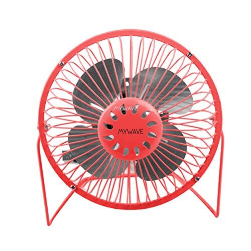 MYWAVE MWVEN-USBRJ Mini USB Ventilator Farbe Rot, Plastic von MY WAVE