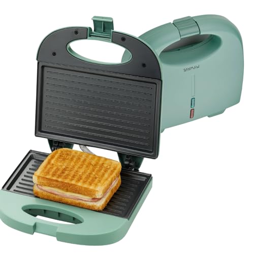 My Wave Sandwichmaker – Leistung 750 W – für alle Arten von Lebensmitteln – Öffnung um 90° – Elektrogrill mit Antihaft-Platten – Maße: 22,5 x 14 cm My Wave Sandwichmaker – Leistung 750 W – für alle Arten von Lebensmitteln – Öffnung um 90° – Elektrogrill mit Antihaft-Platten – Maße: 22,5 x 14 cm von MY WAVE
