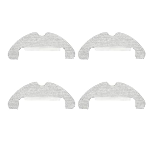 4 Stück Wischmopp-Pads Zubehör für Dreáme D10 Plus Gen 2 Roboter-Staubsauger,Waschbare und Wiederverwendbare Mikrofaser-D10 Plus Gen 2 Wischpads Ersatzteil, Not for D10 Plus von MYAYD