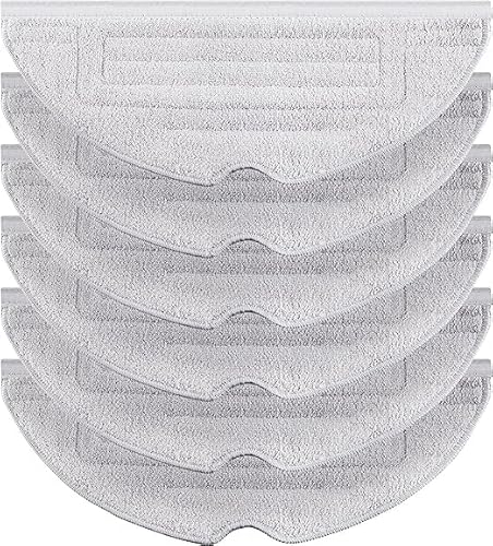 MYAYD 6 Stück Ersatz Wischtücher für Xiaomi roborock Saugroboter S8 S8+ Wischtücher Mop Tuch Wischlappen Vibrarise Microfaser Ersatztücher, Wiederverwendbar & Waschbar von MYAYD