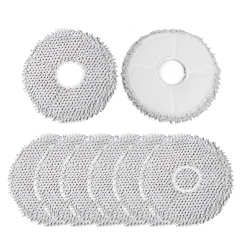 8 Stück Wischtücher für Xiăomi X10+/X20+ und Dréame L10s Ultra/L10 Ultra/L20 Ultra/L10s Pro Ultra Heat/X40 Ultra Roboterstaubsauger,Waschbaren Mikrofaser Nasses Wischpad Zubehör 8 Stück Wischtücher für Xiăomi X10+/X20+ und Dréame L10s Ultra/L10 Ultra/L20 Ultra/L10s Pro Ultra Heat/X40 Ultra Roboterstaubsauger,Waschbaren Mikrofaser Nasses Wischpad Zubehör von MYAYD